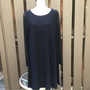 NWT Analee + Hope Dress W/ Semi Sheer Sleeves  Made in USA